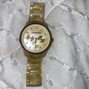 Tan Michael kors watch